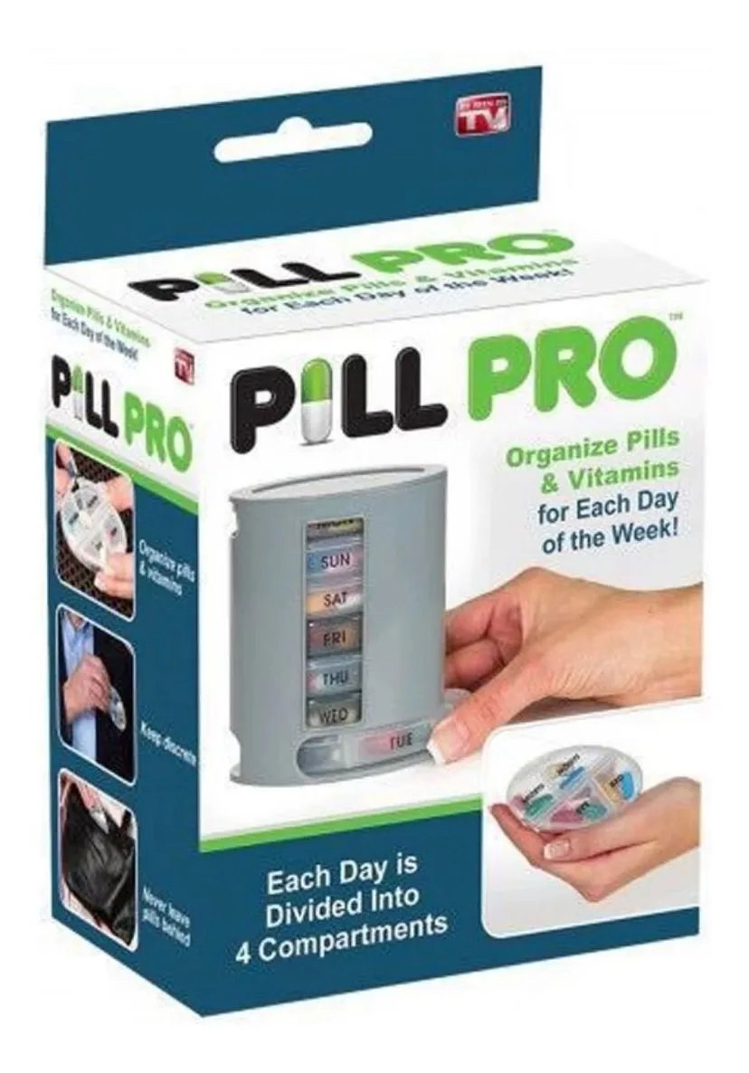 Miniatura 1 de Pastillero Organizador Medicina Pill Pro